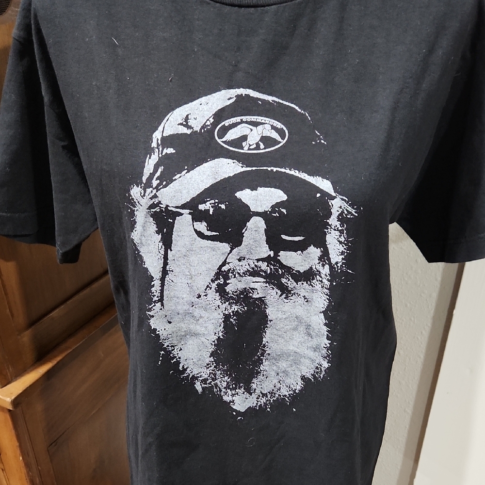 Black Graphic Duck Dynasty Uncle Si T-Shirt